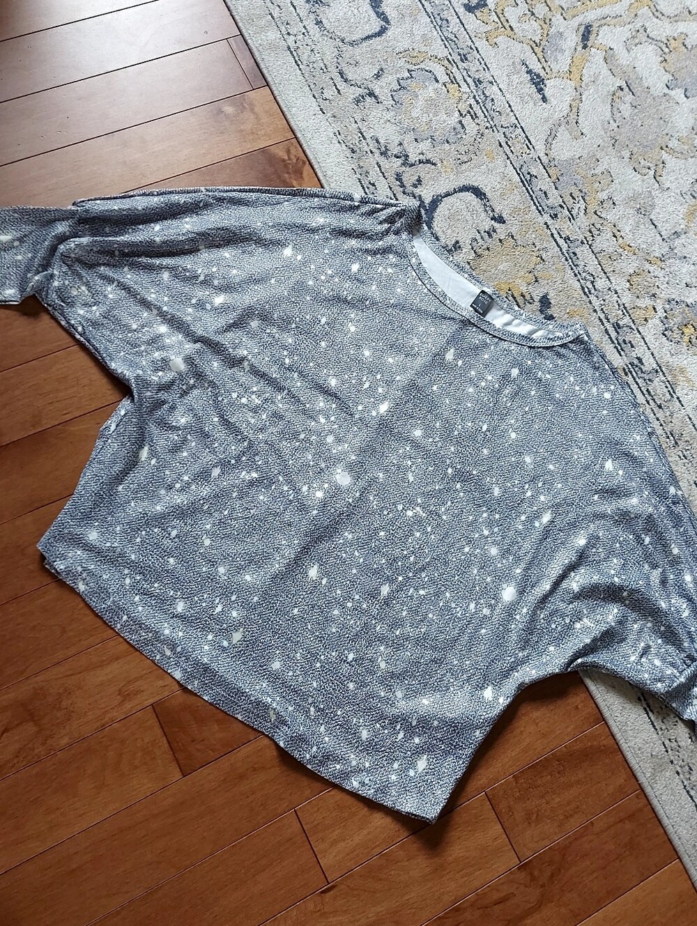 Fun Speckled Gray Top